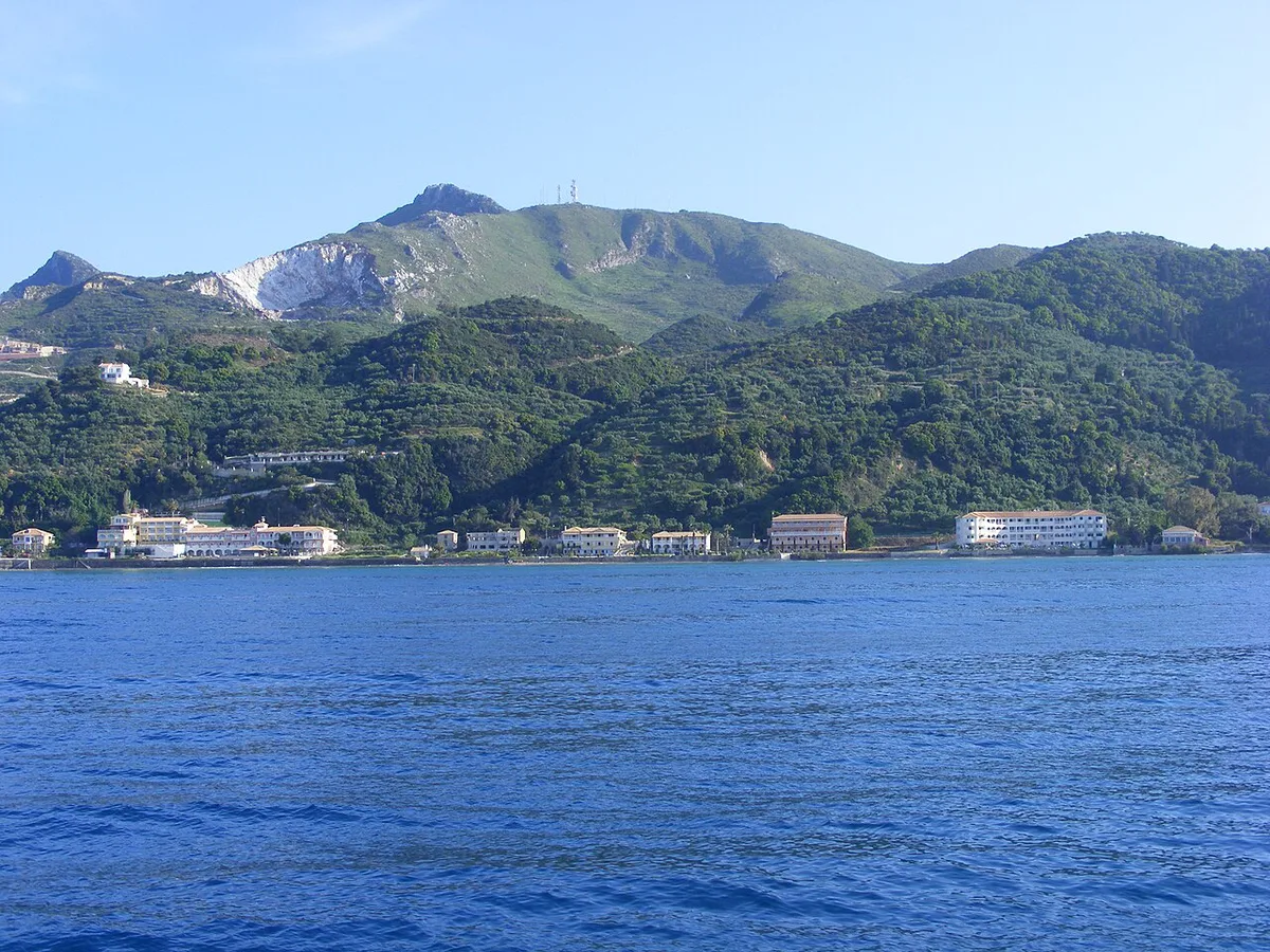 The Argassi bar strip near Zakynthos Town, Greece — 1