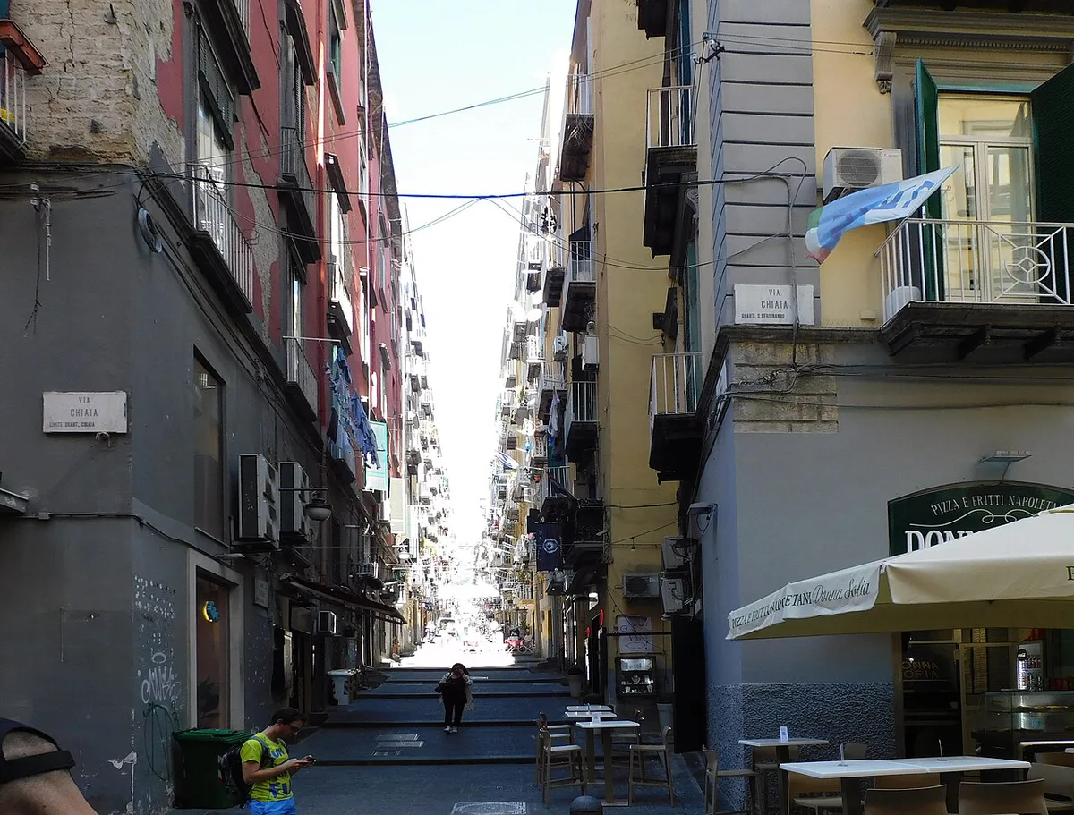 Bars in chiaia naples, Italy — 2