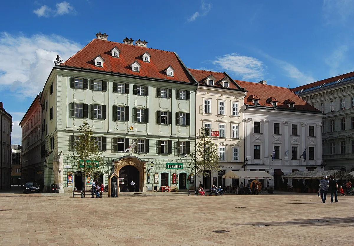 Bratislava old town bars, Slovakia — 1