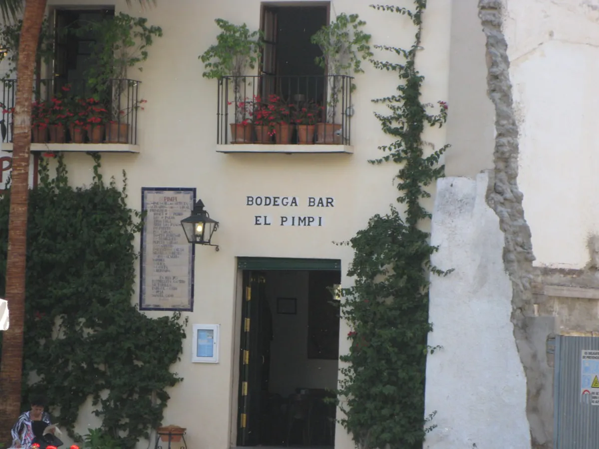 Traditional Bodega or La Sole del Pimpi in Malaga