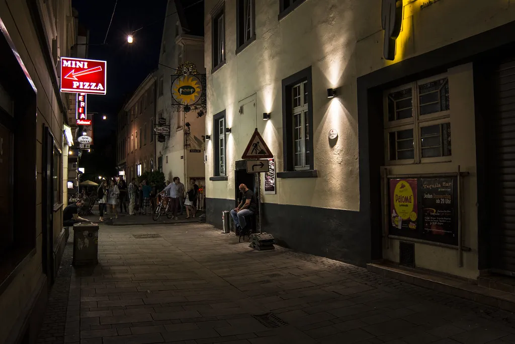The Centre of Hamburg's Nightlife in Germany