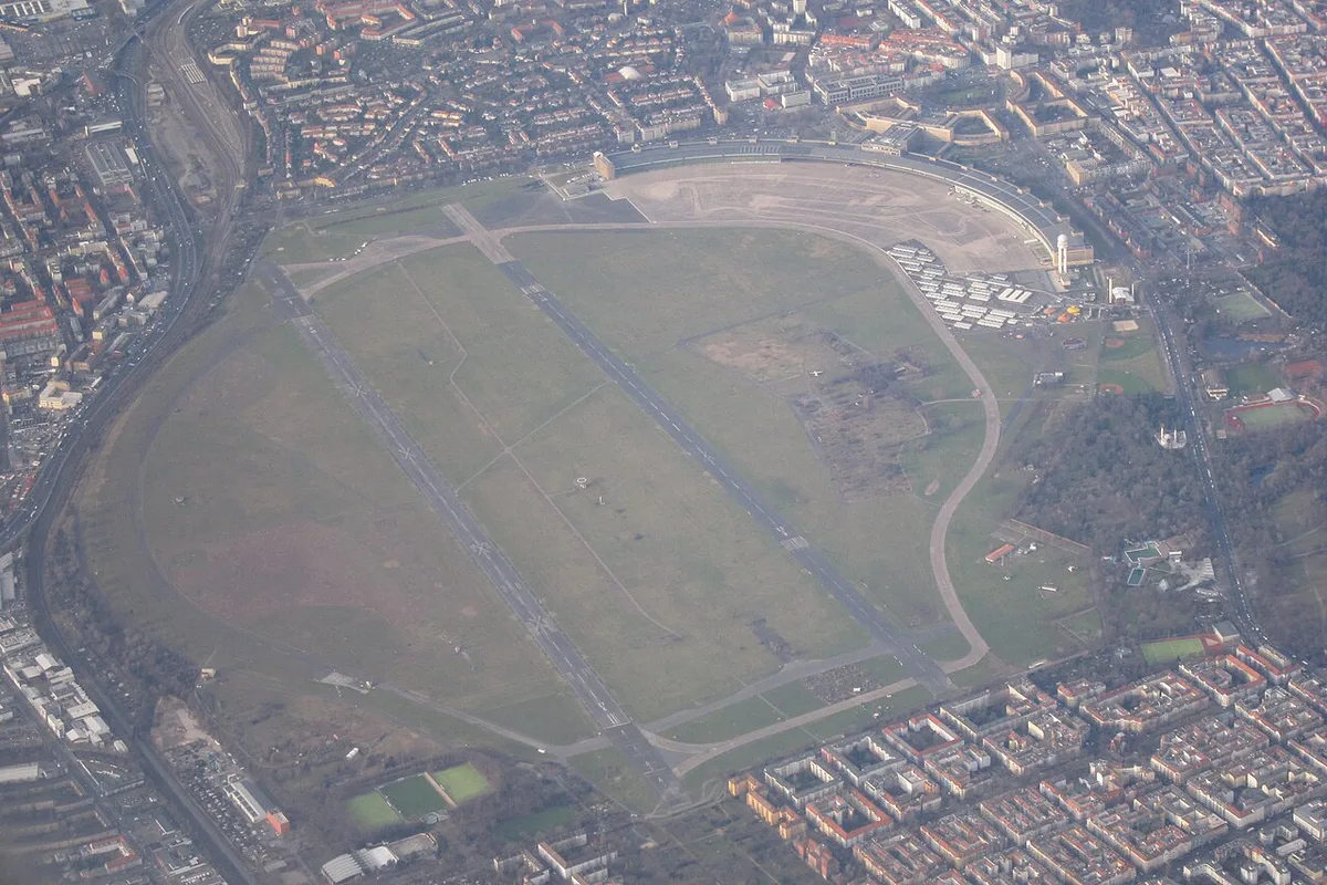 Aerial view of Tempelhofer Feld — 1