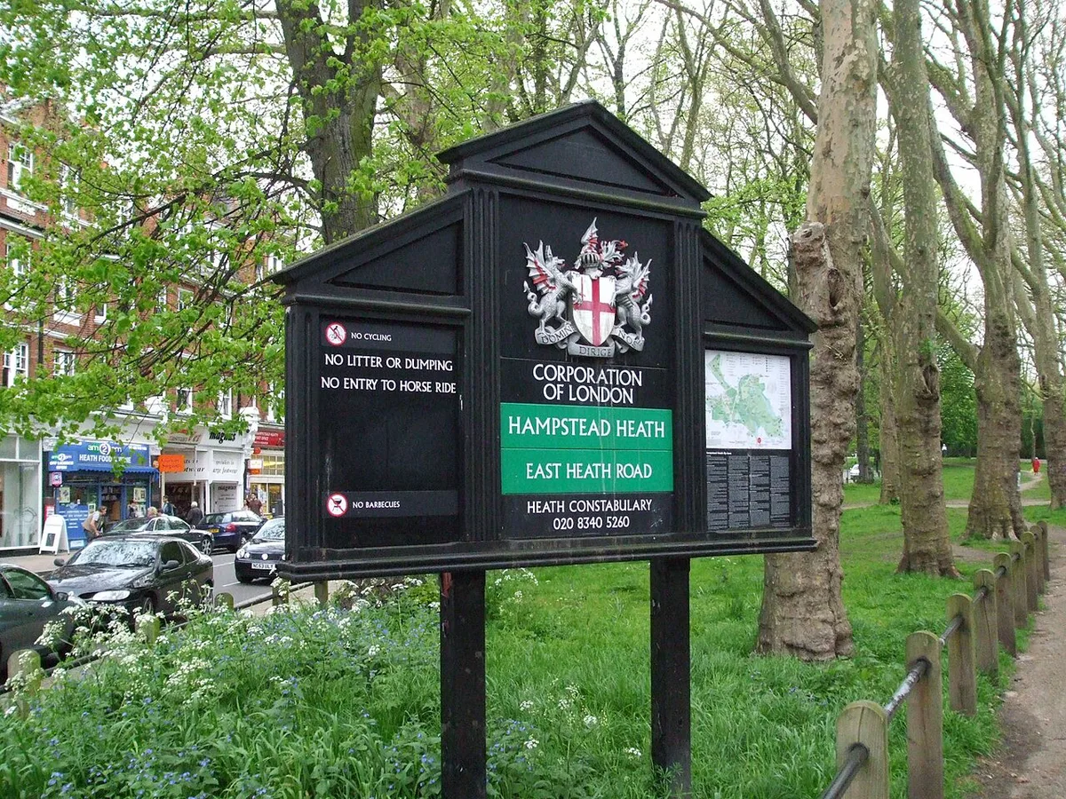 Hampstead Heath entrance south — 1