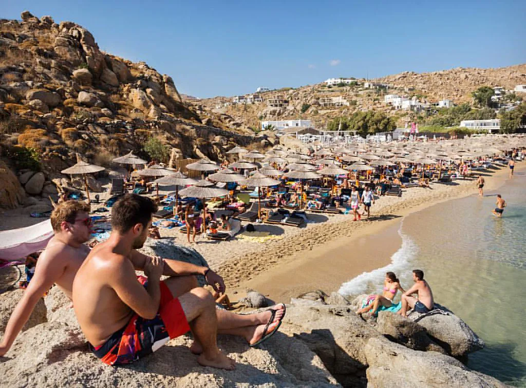paradise beach mykonos in Mykonos — 1