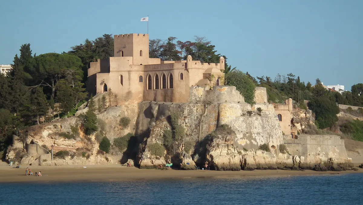 Fort of Sao Joao do Arade — a scene in Algarve
