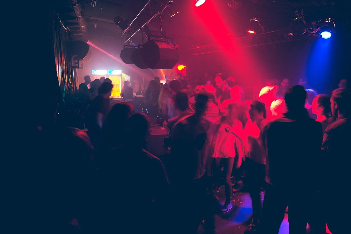 The industrial former-factory exterior of Tanzhaus West nightclub in Frankfurt's Gallus district — 1