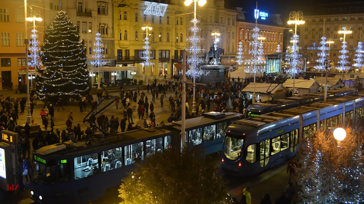 Experience Zagreb Advent After Dark — a scene in Zagreb